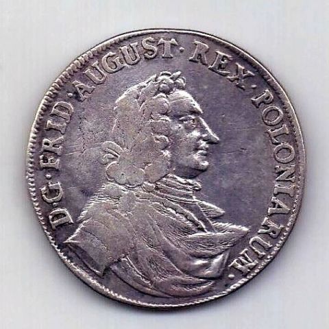 1 гульден 2/3 талера 1704 Польша RARE Редкий год