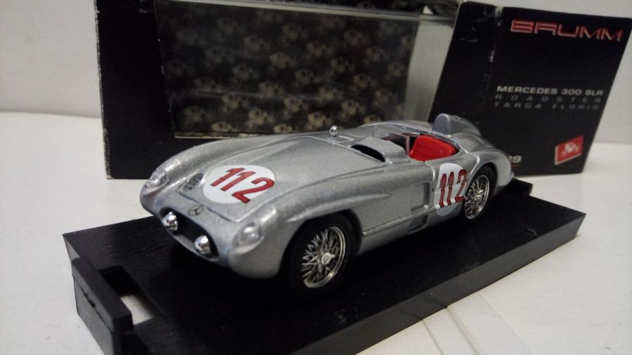 MERCEDES 300 SLR ROADSTER TARGA FLORIO 1955 (BRUMM) 1/43