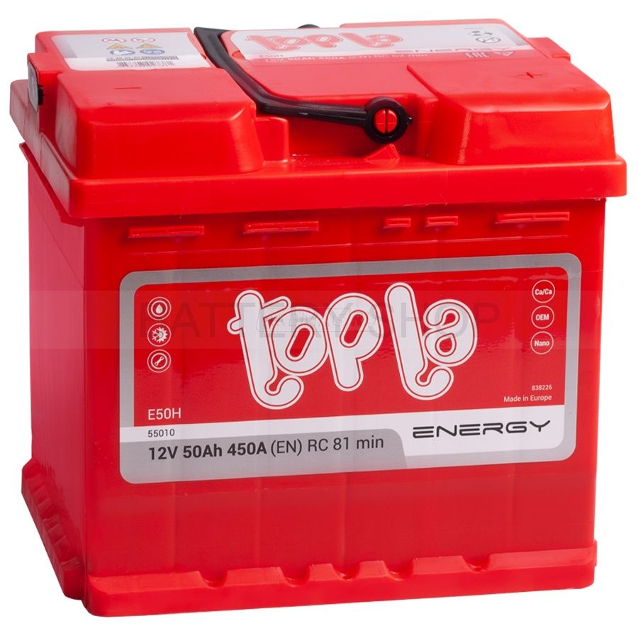 Topla Energy 50Ah 450А кубик