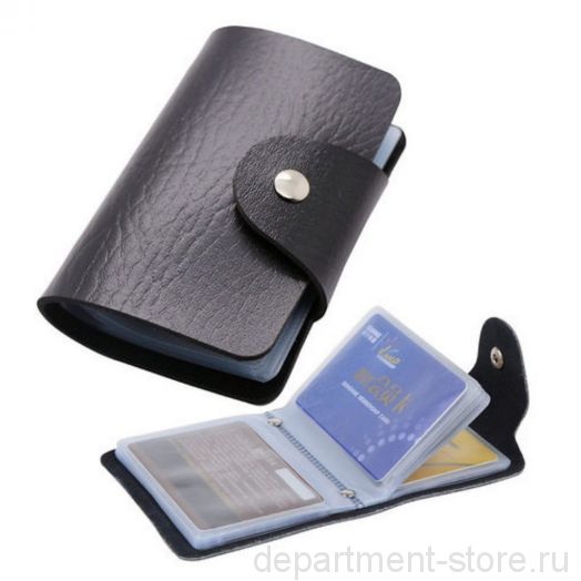 Кредитница - визитница на 24 карты ( экокожа)