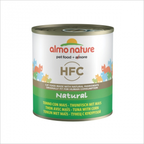 Влажный корм для кошек Almo Nature с тунцом и кукурузой