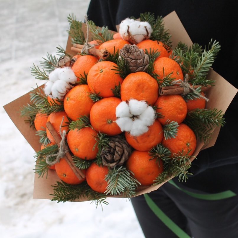 Букет из мандарин