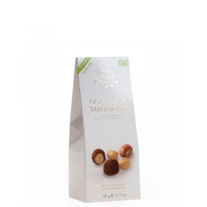Фундук в молочном шоколаде Aiello Bio Nocciole Tartufate Ricoperte al Latte 90 г - Италия