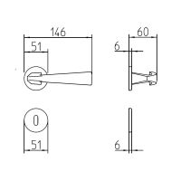 Ручка Mandelli 1131 Mitos схема