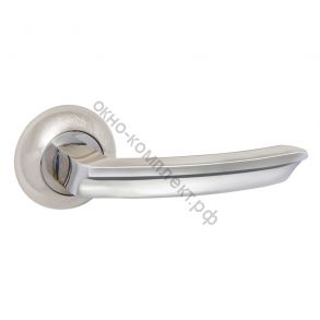 Ручка Ajax (Аякс) раздельная SIGMA JR SN/CP-3 матовый никель/хром 140мм ID товара: 43181