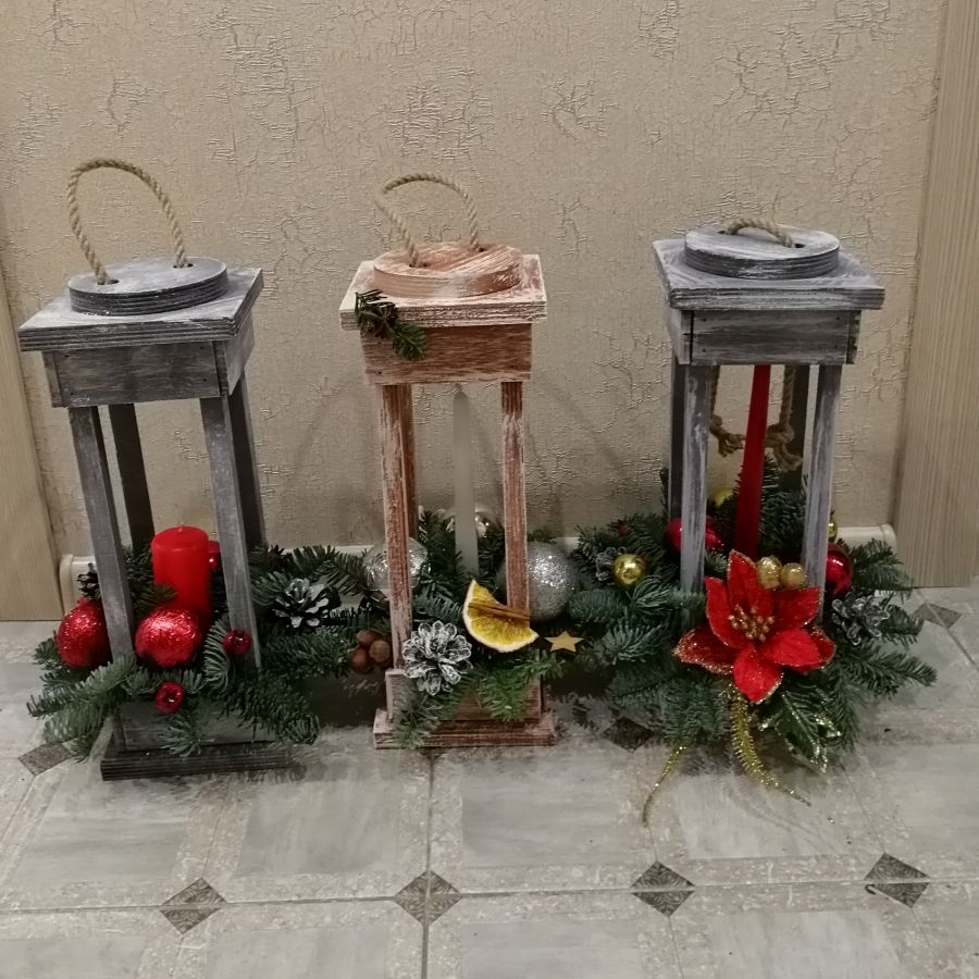 Фонарь новогодний