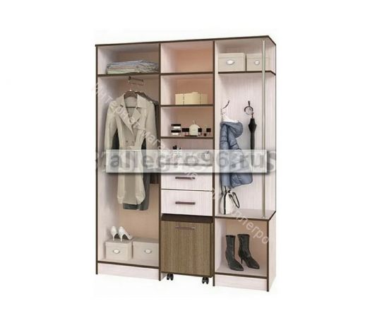 Прихожая Карина Дуб атланта/Ясень шимо темный