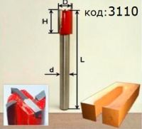 Фреза для врезания замков D 15 мм L 125 мм