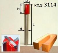 Фреза для врезания замков пазовая торцовочная D 22 мм.