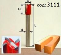 Фреза для врезания замков D 16 мм L 125 мм