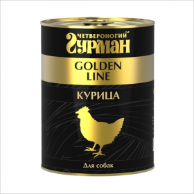 Влажный корм для собак всех пород Четвероногий Гурман Golden с курицей в желе