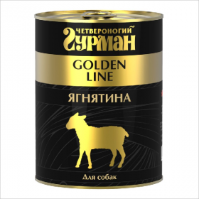 Влажный корм для собак всех пород Четвероногий Гурман Golden с ягненком в желе