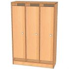 Шкаф для одежды трехсекционный, цоколь