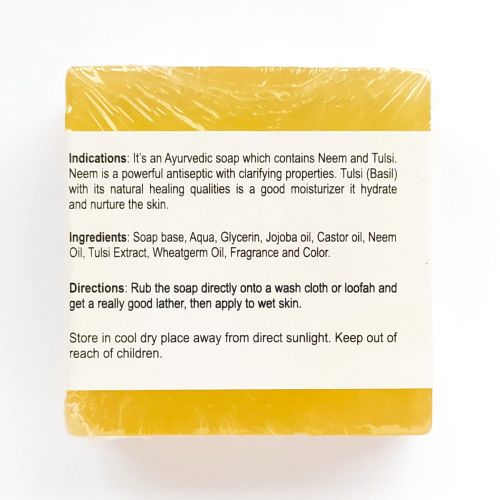 Мыло аюрведическое Ним - Туласи | 125 г | Karmeshu