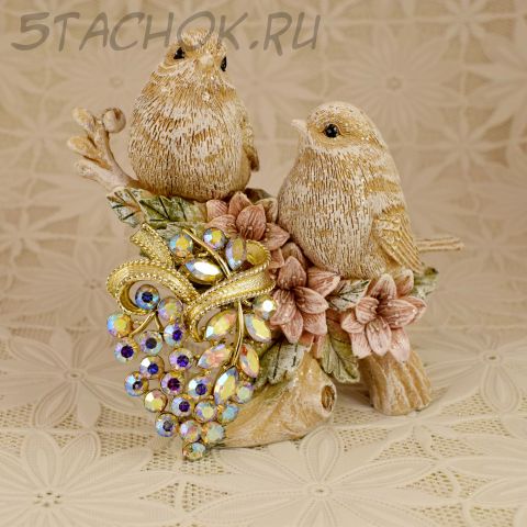 Винтажная брошь с кристаллами Aurora Borealis (Coro Pegasus США)