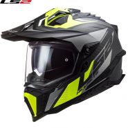 Мотошлем LS2 MX701 Explorer Carbon Focus, Титановый матовый