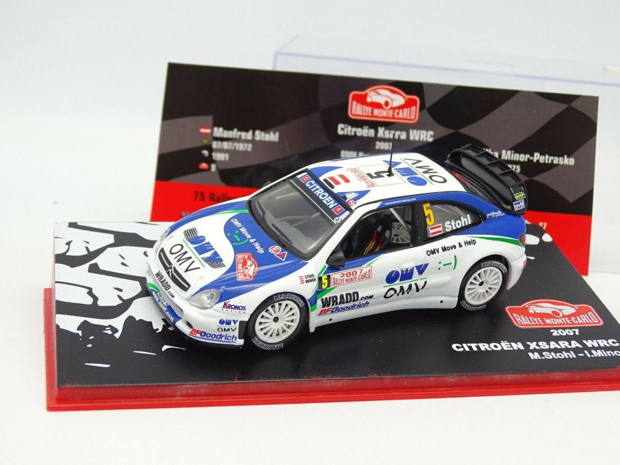 Citroen Xsara WRC  Rallye Monté-Carlo 2007 (IXO-ALTAYA) 1/43