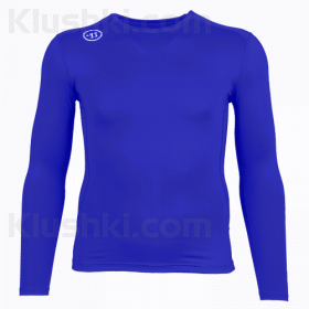 Белье компрессионное (футболка) Warrior LS Shirt (SR-JR) Синяя