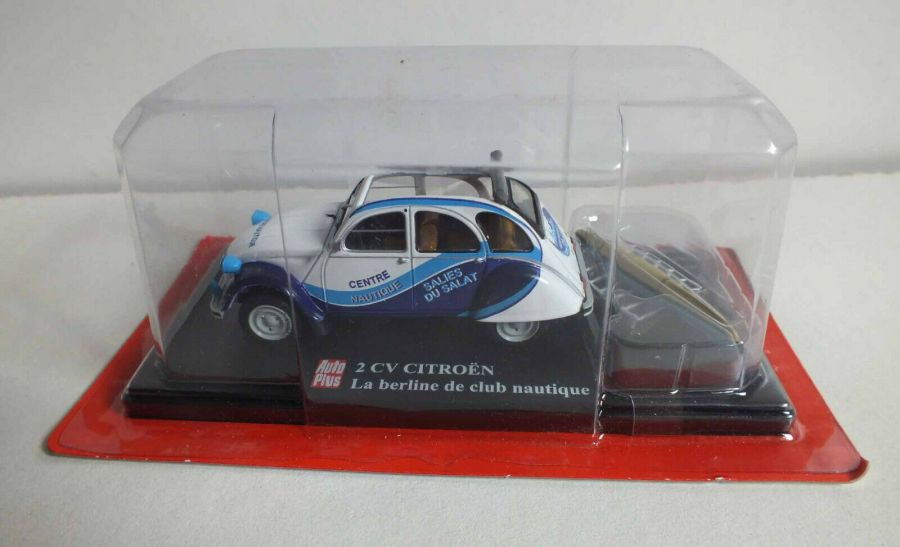 CITROEN 2 CV BERLINE DE CLUB NAUTIQUE (ELIGOR-HACHETTE) 1/43