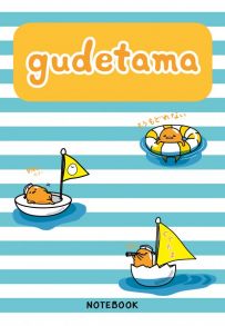 Блокнот с грустным желтком Gudetama, 80 листов, полоска - gudetama