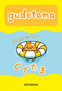 Блокнот с грустным желтком Gudetama, 80 листов, голубой - gudetama