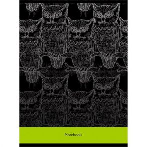 Тетрадь для конспектов в клетку «Совы», А4, 96 листов