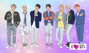 Кардхолдер (215*65мм) I love BTS. оф. 1