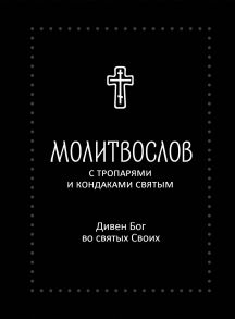 Молитвослов "Дивен Бог во святых Своих" с тропарями и кондаками святым, серебряная серия