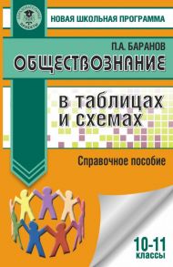 ЕГЭ. Обществознание в таблицах и схемах. Справочное пособие. 10-11 классы - Баранов Петр Анатольевич