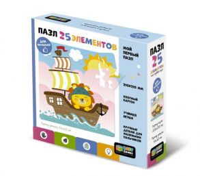 Baby Games.Пазл. 25Эл.Капитан Лев. 06742