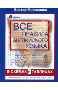 Все правила английского языка в схемах и таблицах / Миловидов Виктор Александрович