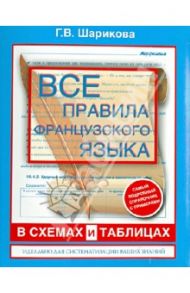Все правила французского языка в схемах и таблицах. Справочник по грамматике / Шарикова Галина Васильевна
