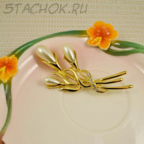 Брошь "Вербочка" (США)