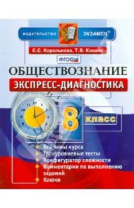 Обществознание. 8 класс. Экспресс-диагностика. ФГОС / Королькова Евгения Сергеевна, Коваль Татьяна Викторовна