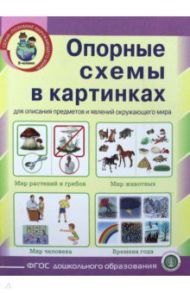 Опорные схемы для описания предметов и явлений окружающего мира. Набор из 22 карточек. ФГОС ДО