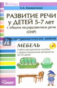 Развитие речи у детей 5-7 лет с ОНР. Лексико-грамматические занятия (+CD) / Калиниченко Светлана Анатольевна