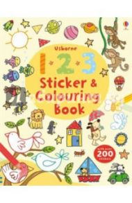 123 Sticker and Colouring Book