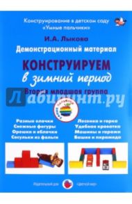Демонстрационный материал "Конструируем в зимний период". 2 младшая группа / Лыкова Ирина Александровна
