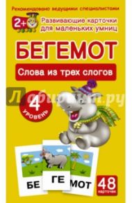Бегемот. Слова из трех слогов. 4 уровень