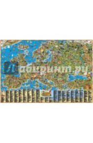 Детская карта Европы