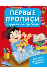 Первые прописи с крупными буквами