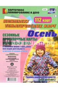 Сезонные прогулочные карты. Осень. Ранний возраст (2-3 года). Комплект тематических карт. ФГОС ДО / Небыкова Ольга Николаевна