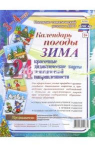 Наглядно-дидактический комплект "Календарь погоды. Зима". 3-4 года