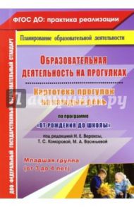 Образовательная деятельность на прогулках. Картотека прогулок. Младшая группа. ФГОС ДО / Костюченко Мария Петровна