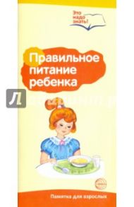 Буклет к Ширмочке "Правильное питание" / Цветкова Т. В.