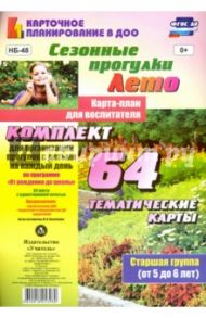 Сезонные прогулки "Лето". Карта-план. Старшая группа. ФГОС ДО / Костюченко Мария Петровна