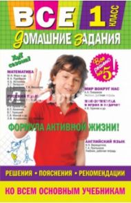 Все домашние задания. 1 класс. Решения, пояснения, рекомендации / Вакуленко Т. С., Безкоровайная Елена Викторовна, Должек А. М.