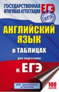 ЕГЭ. Английский язык. 10-11 классы. В таблицах / Терентьева Ольга Валентиновна