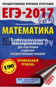 ЕГЭ-2017. Математика. 10 тренировочных вариантов экзаменационных работ. Профильный уровень