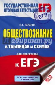 ЕГЭ. Обществознание в таблицах и схемах для подготовки к ЕГЭ. 10-11 классы / Баранов Петр Анатольевич
